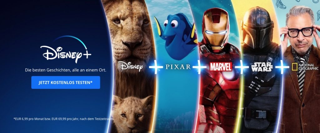 Disney Plus: Preise des Streaming-Dienstes